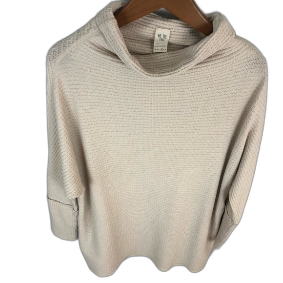 We The Free For Free People Beige Kitty Knit Thermal Size Medium - Picture 7 of 16